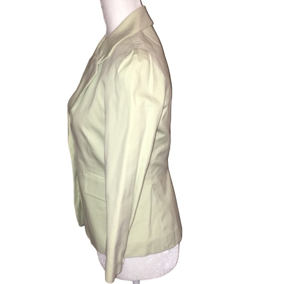 Vintage Juicy Couture Mint Green Pinstripe Blazer/ Jacket - Picture 3 of 8